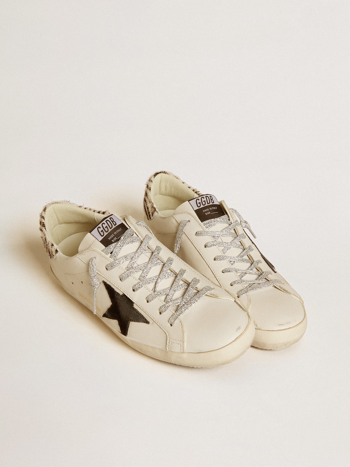 Men’s Super-Star LTD with suede star and pony skin heel tab
