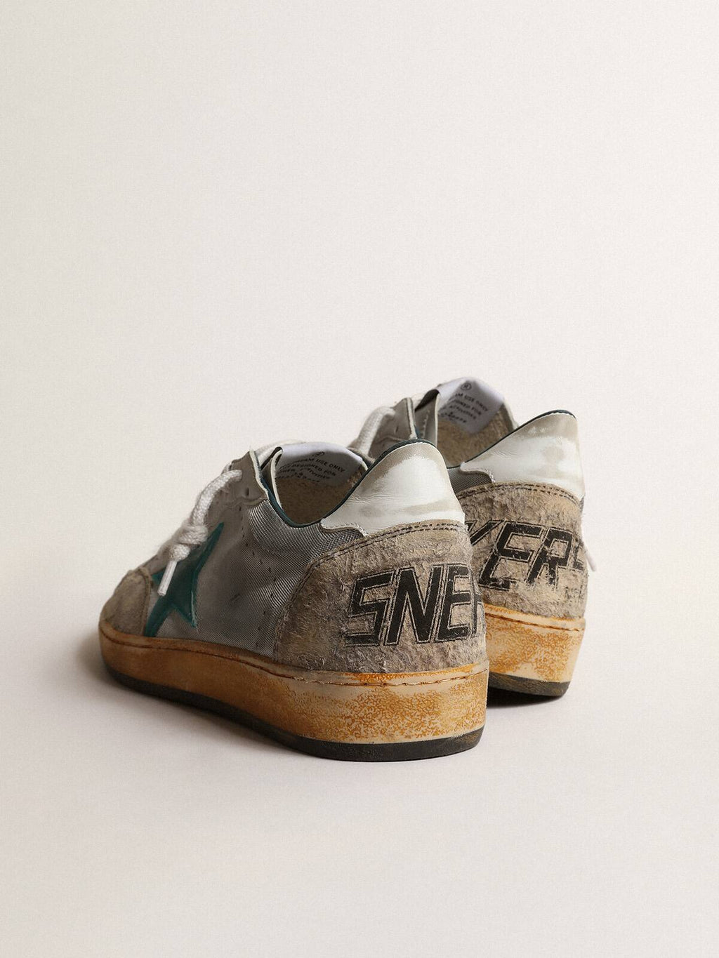 Men’s Ball Star LAB in gray nylon with aqua-green star