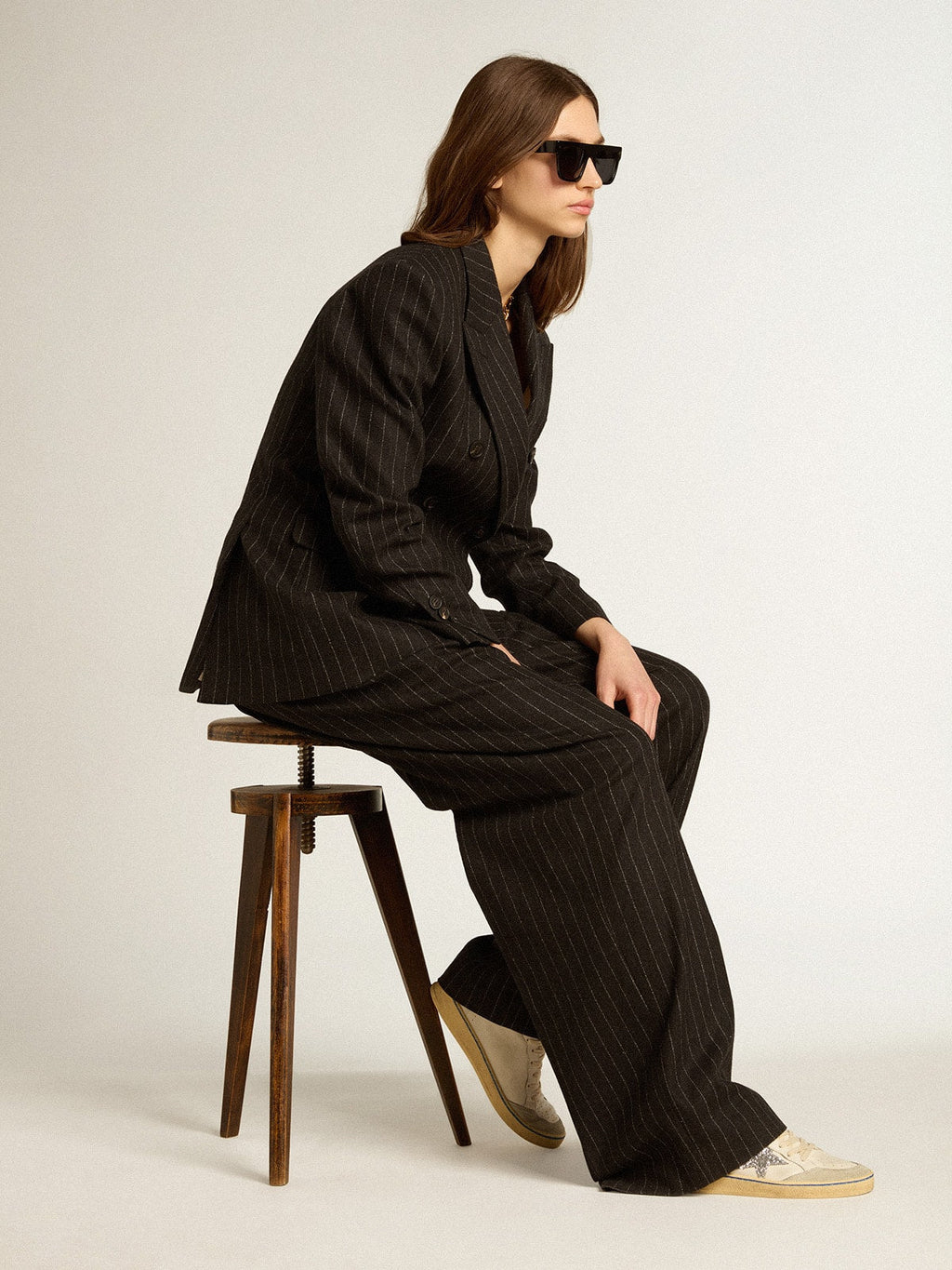 Ball Star LTD with glitter star and pink suede heel tab