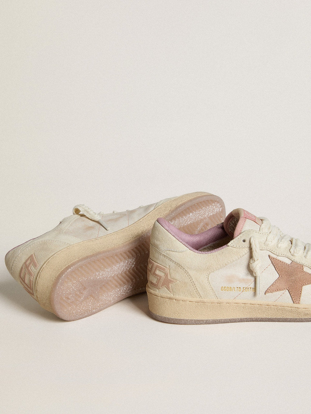Ball Star LTD in leather and suede with suede star and heel tab